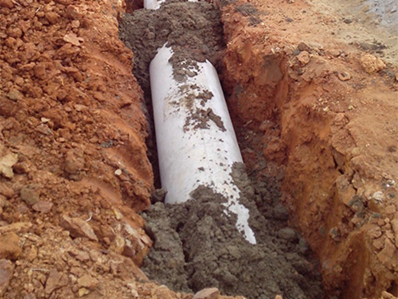 江苏东台堤西供水管路铺装预估在十一月进行
